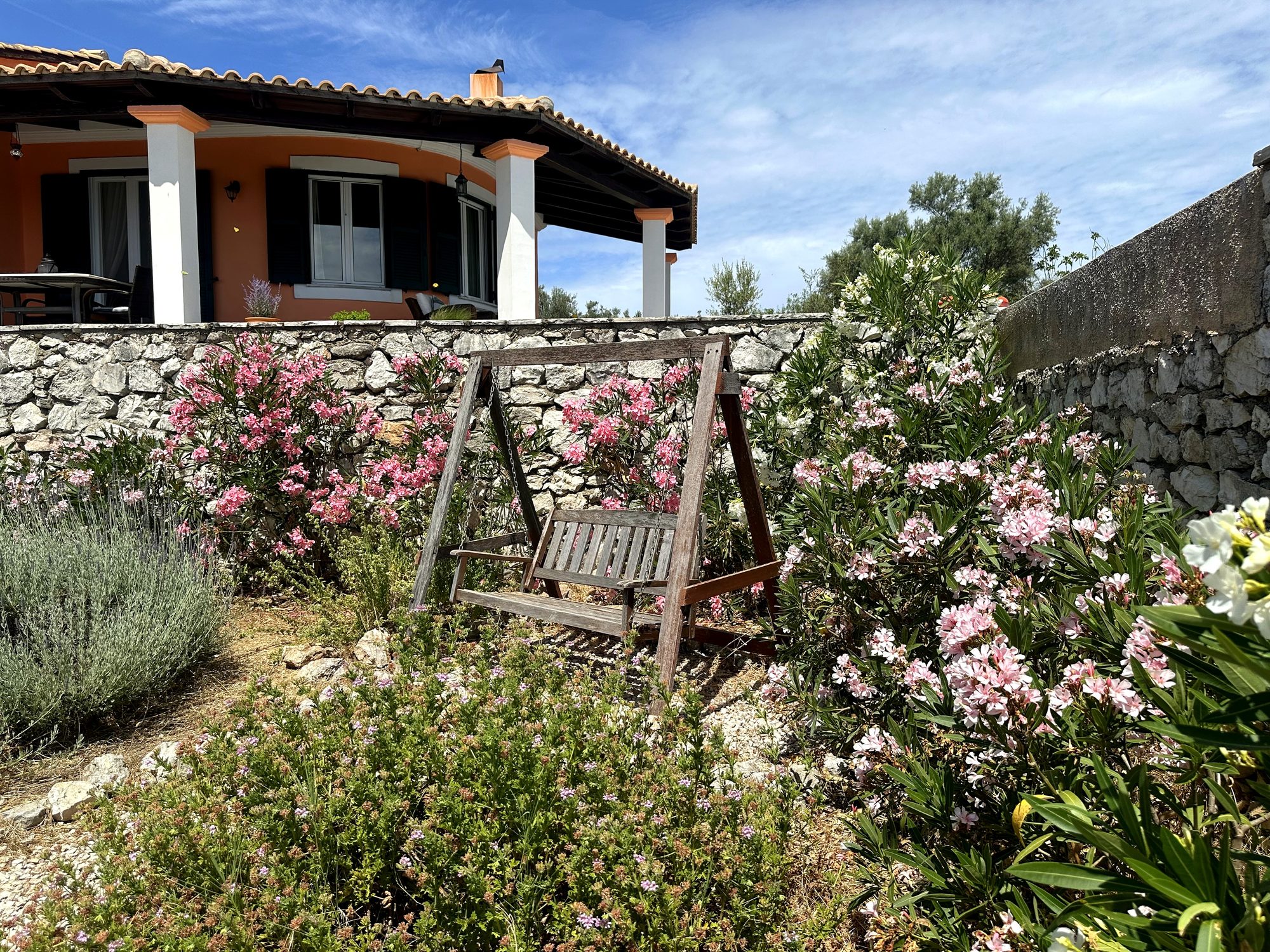 Villa Anatoli and its private pool on a hilltop above Poros, Lefkada